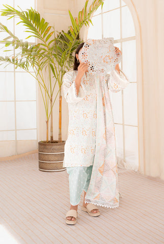 3 Piece | Unstitched | Digital Printed Lawn