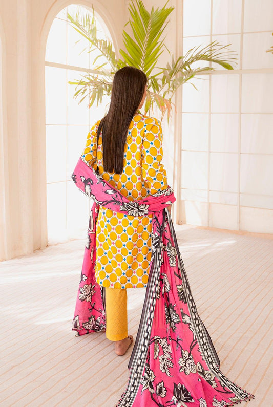 3 Piece | Unstitched | Digital Printed Lawn