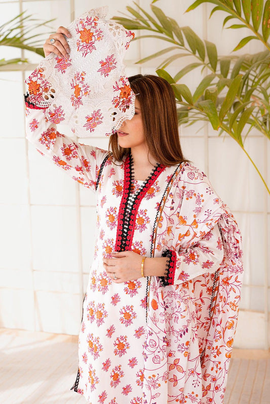 3 Piece | Unstitched | Digital Printed Lawn