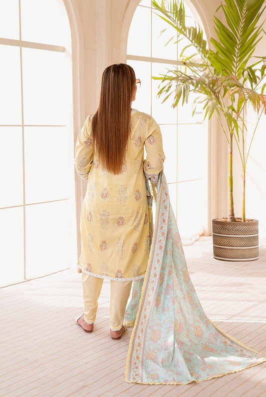 3 Piece | Unstitched | Digital Printed Lawn