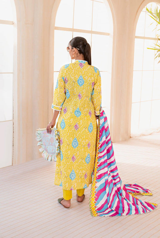 3 Piece | Unstitched | Digital Printed Lawn