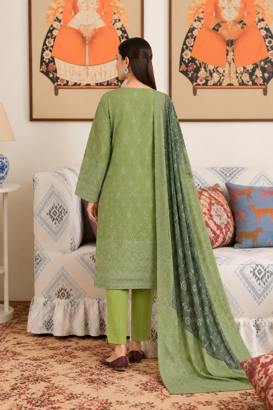 3 PIECE - PRINTED LAWN SUIT