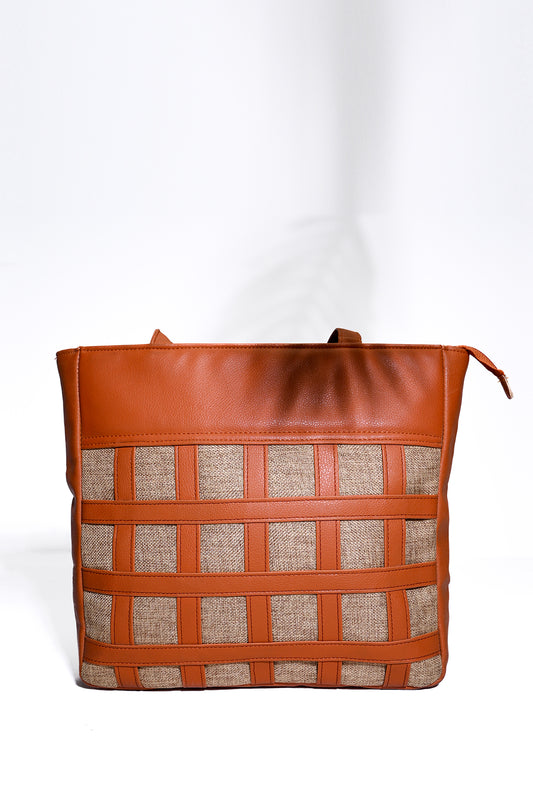 Checkered Brown Bag
