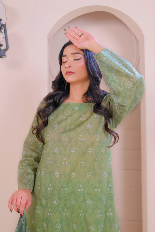 3 PIECE - PRINTED LAWN SUIT