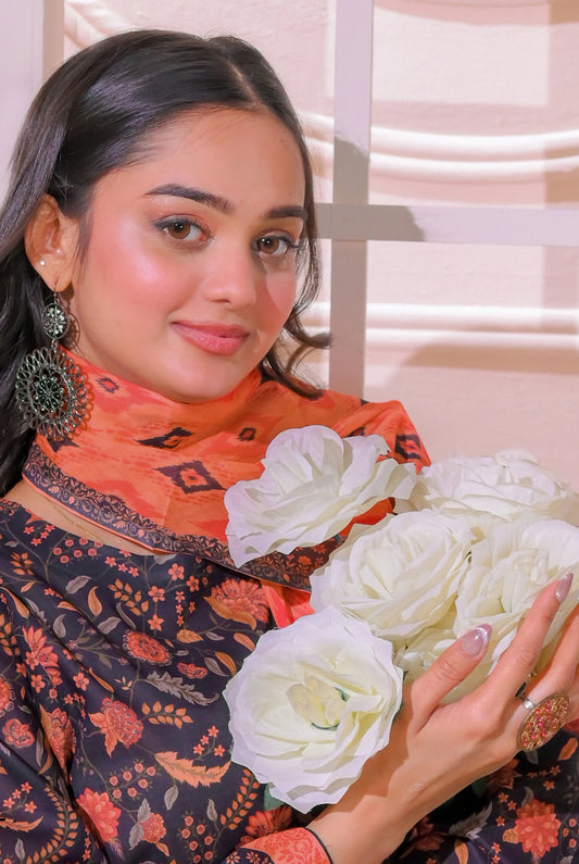 3 PCS | UNSTITCHED | DIGITAL PRINTED LAWN