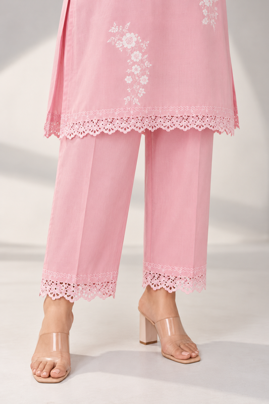 2 Piece - Embroidered Dyed Lawn Suit