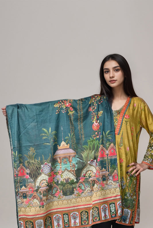 2 Pc | RTW | Lawn shirt & Dupatta