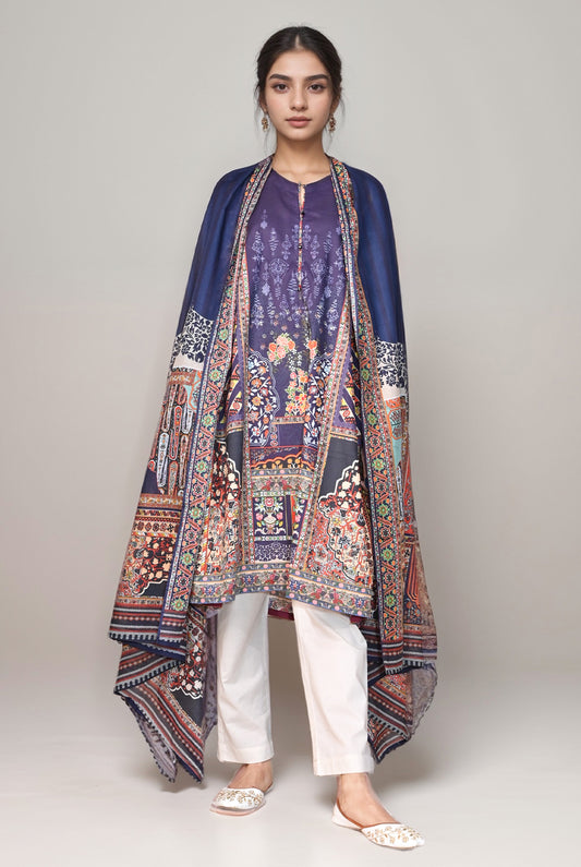 2 Pc | RTW | Lawn shirt & Dupatta