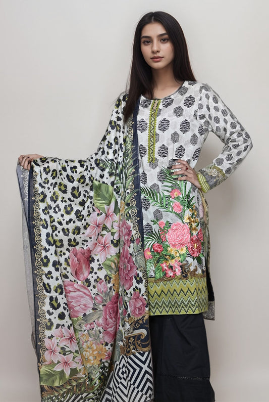 2 Pc | RTW | Lawn Shirt & Dupatta