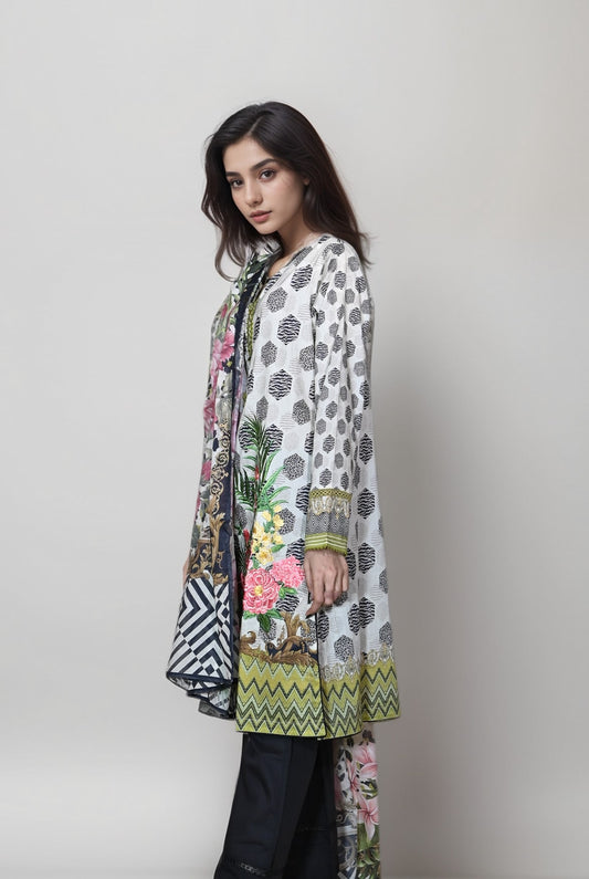 2 Pc | RTW | Lawn Shirt & Dupatta