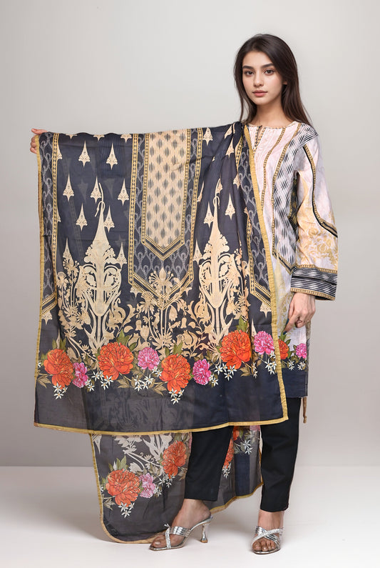 2 Pc | RTW | Lawn shirt & Dupatta