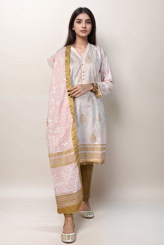 2 Pc | RTW | Lawn shirt & Dupatta