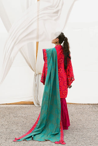 3Pc | Unstitched | Khaddar