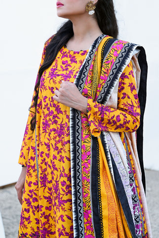 3Pc | Unstitched | Khaddar