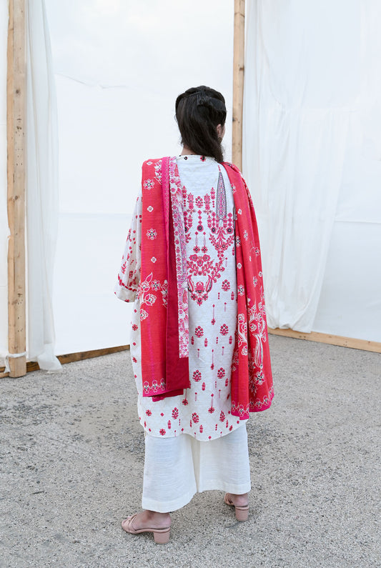3Pc | Unstitched | Khaddar