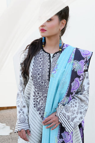 3Pc | Unstitched | Khaddar