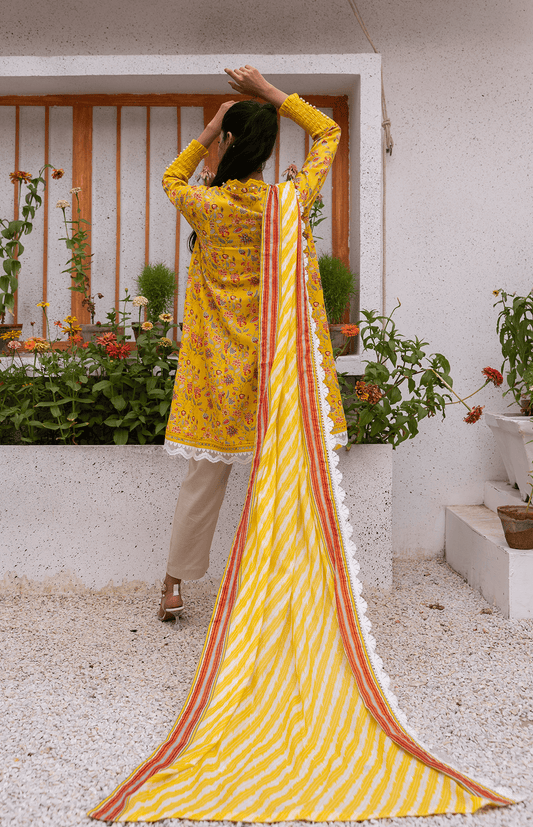 3 Piece | Unstitched |Lawn