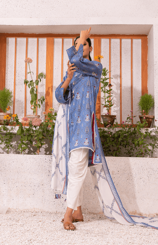 3 Piece | Unstitched |Lawn