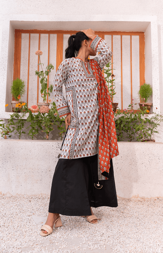 3 Piece | Unstitched |Lawn