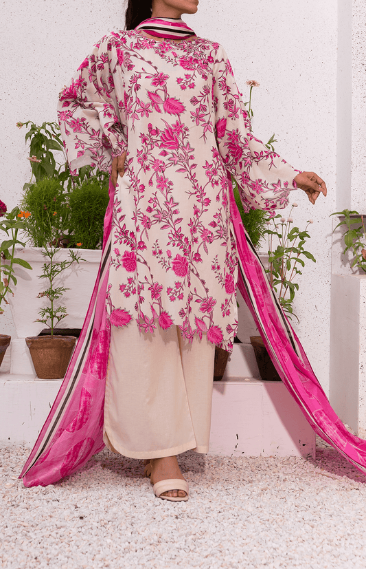 3 Piece | Unstitched |Lawn