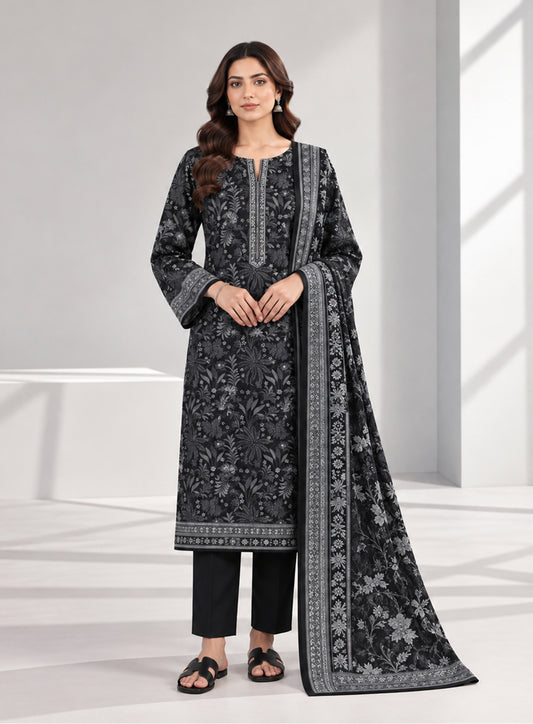3 PIECE - PRINTED LAWN SUIT