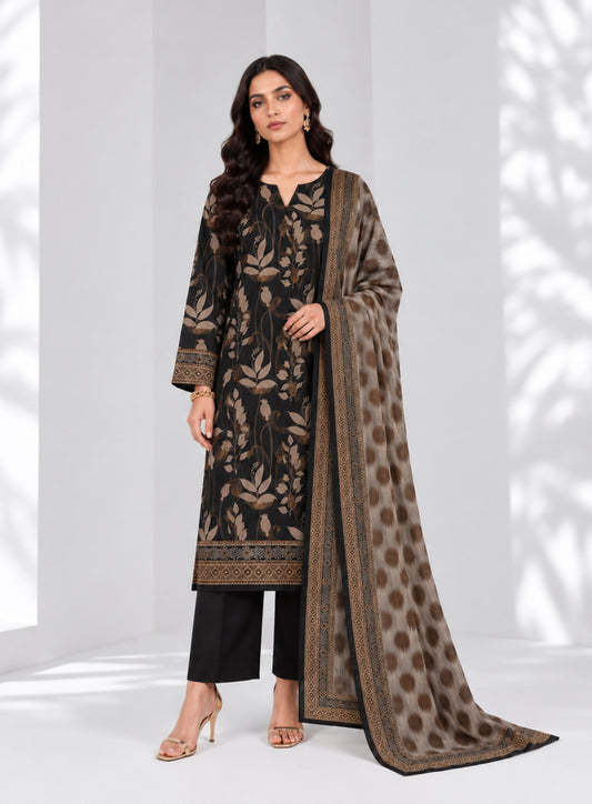 3 PIECE - PRINTED LAWN SUIT