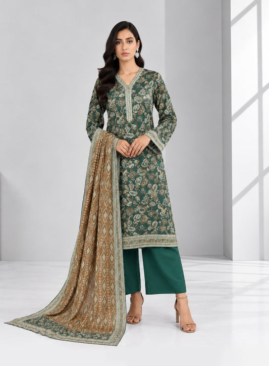 3 PIECE - PRINTED LAWN SUIT