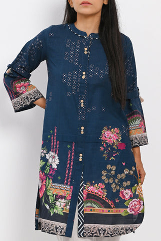 1PC | Khaddar Resolution Blue Shirt |RTW