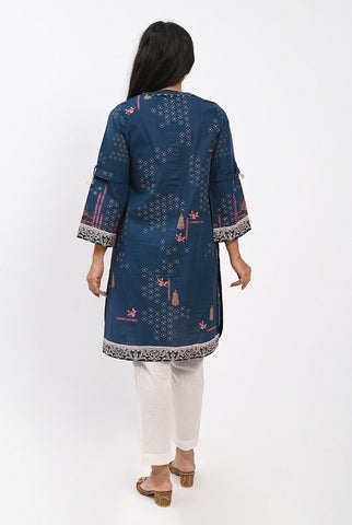 1PC | Khaddar Resolution Blue Shirt |RTW