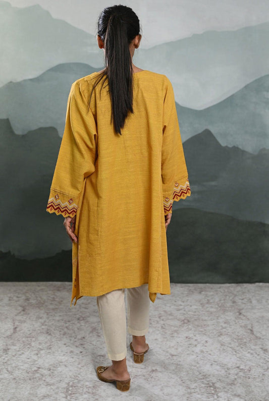 1PC | Emb. Khaddar Shirt |RTW