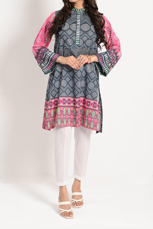 1PC | Chic Printed Lawn Kurti |RTW