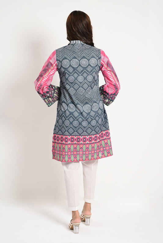 1PC | Chic Printed Lawn Kurti |RTW