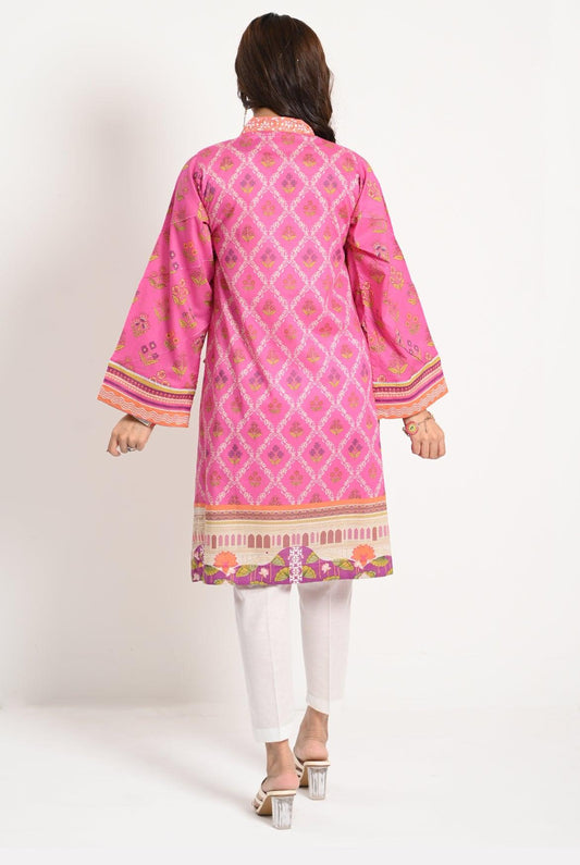 1PC | LAWN PINK KURTI | RTW