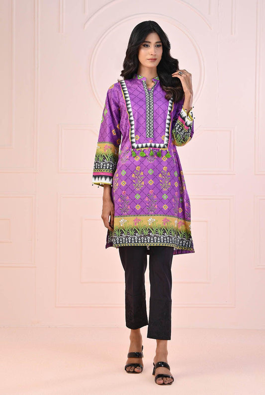 Tribal Print Lawn Kurti | 1 PC | Ready-to-Wear