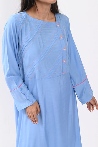 1Pc |Sky Blue Kurti | RTW