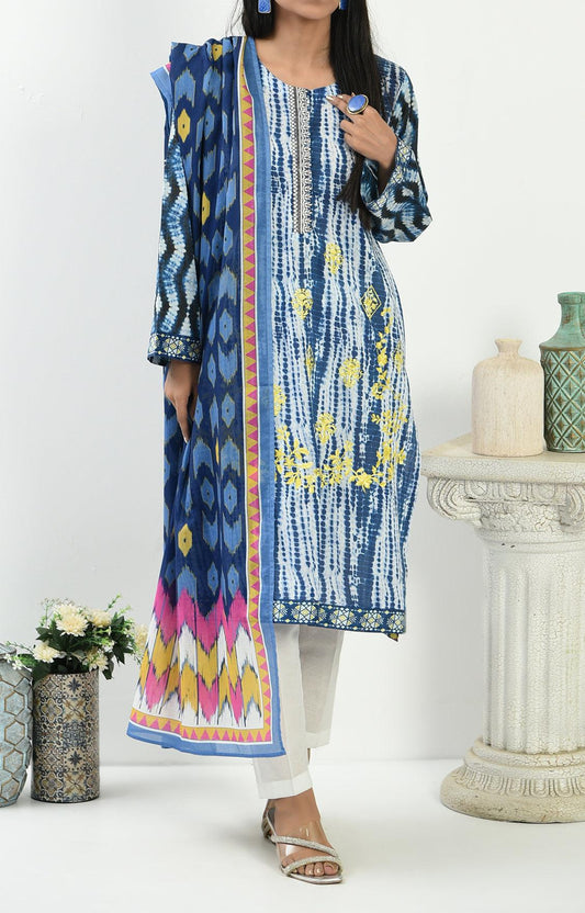 2PC | EMB. LAWN SHIRT & DUPATTA |RTW
