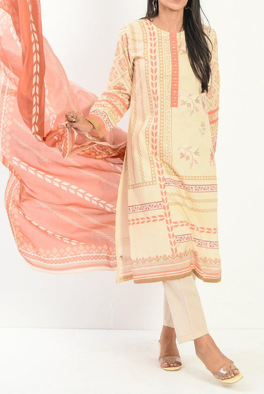 2PC | EMB. LAWN SHIRT & DUPATTA |RTW