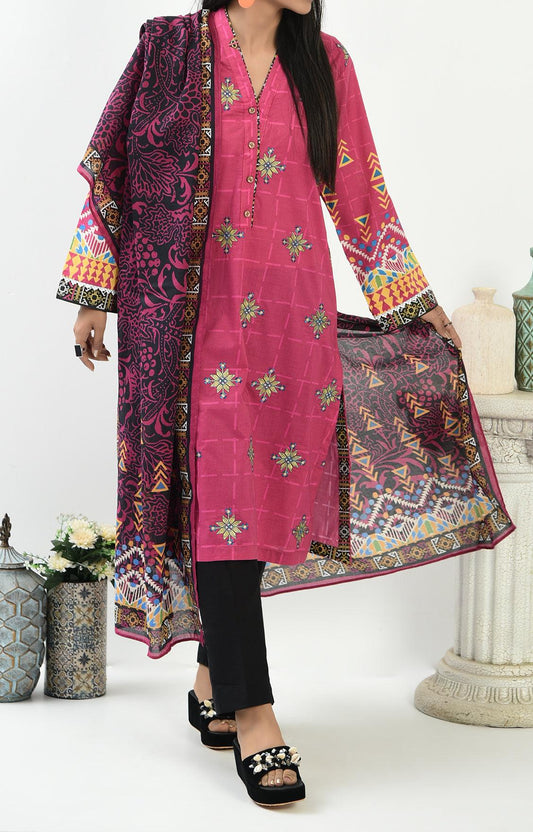 2PC | EMB. LAWN SHIRT & DUPATTA |RTW