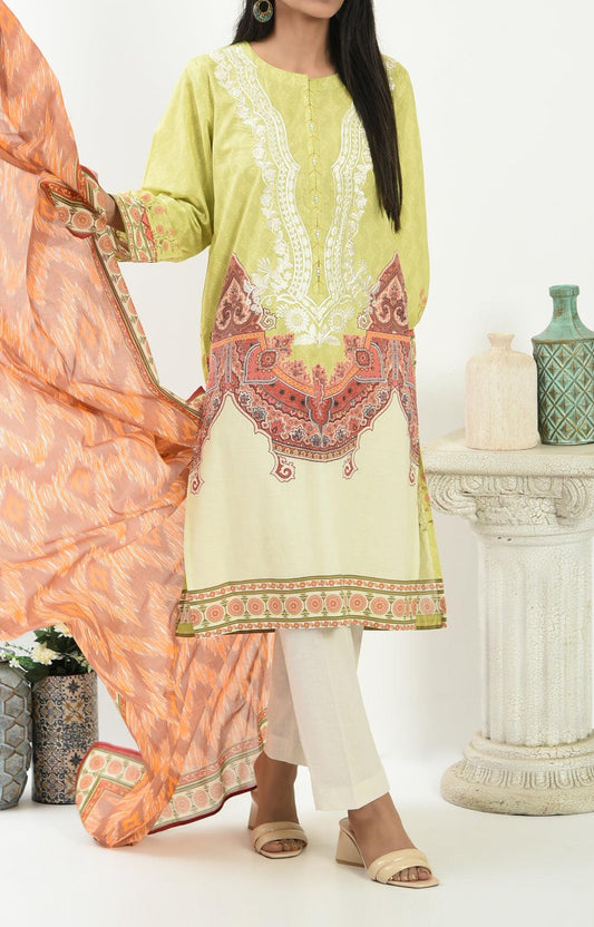 2PC | EMB. LAWN SHIRT & DUPATTA |RTW