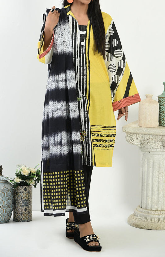 2PC | EMB. LAWN SHIRT & DUPATTA |RTW