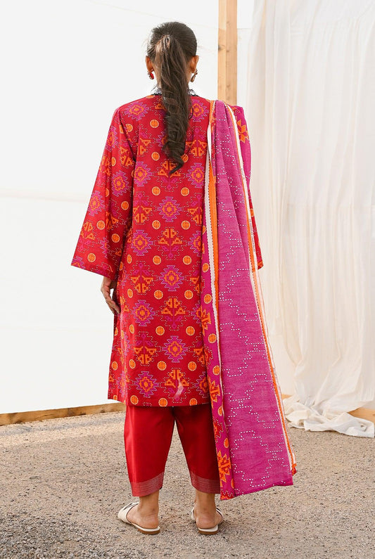 3PC | Cambric Shirt Trouser Dupatta |RTW