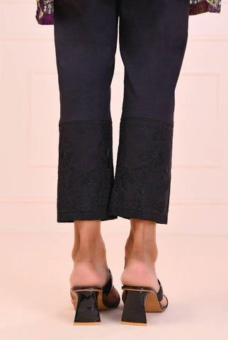 1 PC | RTW | Dyed Embroidered Cambric Trouser