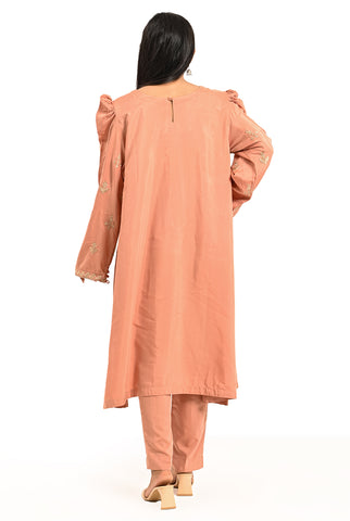 1Pc | Poly Viscose Embroidered Kurta | RTW