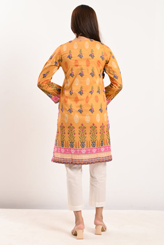 1Pc | Saffron Kurti | RTW