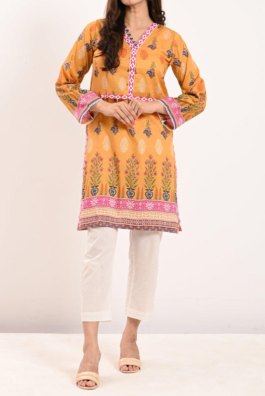 1Pc | Saffron Kurti | RTW