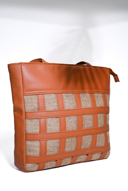 Checkered Brown Bag