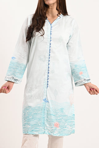 1Pc | Light Blue Kurti | RTW