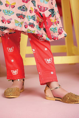 2(Pcs) Shirt & Embroidered Trouser
