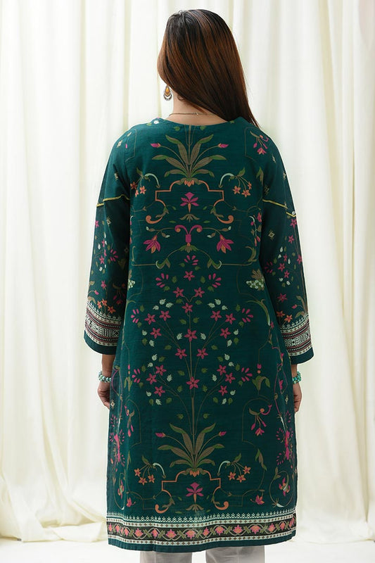 Embroidered Khaddar Kurti | RTW | 1 Piece