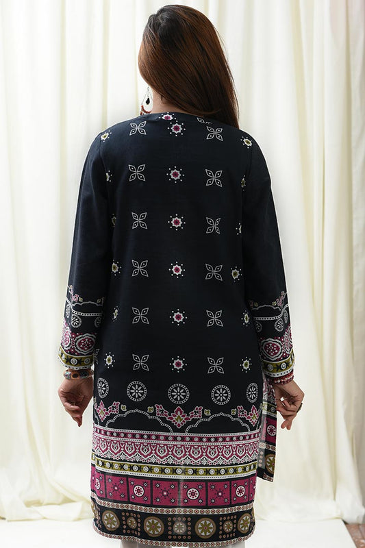 Khaddar Kurti Black | RTW | 1 Piece